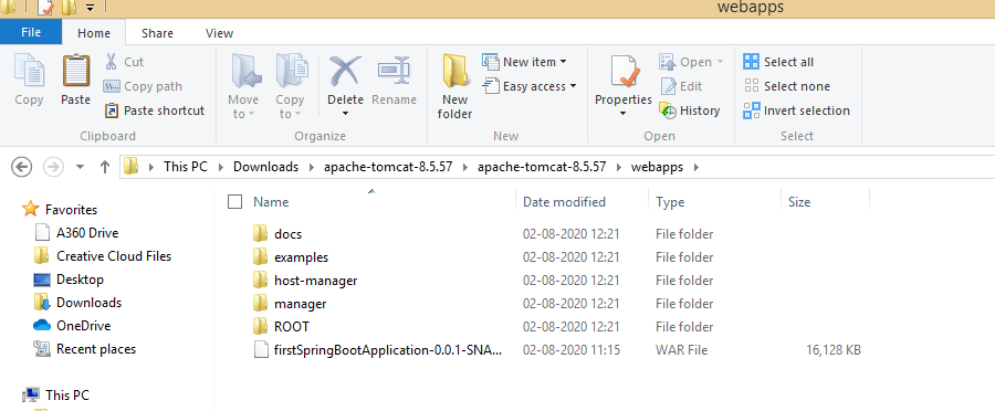Deploy the Spring Boot Application on External Tomcat Server Deploy the Spring Boot Application on External Tomcat Server