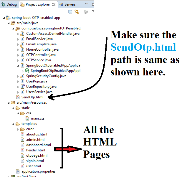 Send OTP(One Time Password) Using Spring Boot Application for Authentication Send OTP(One Time Password) Using Spring Boot Application for Authentication