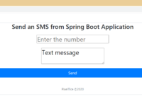 Send an SMS or Message from Spring Boot Application to Mobile Phone
