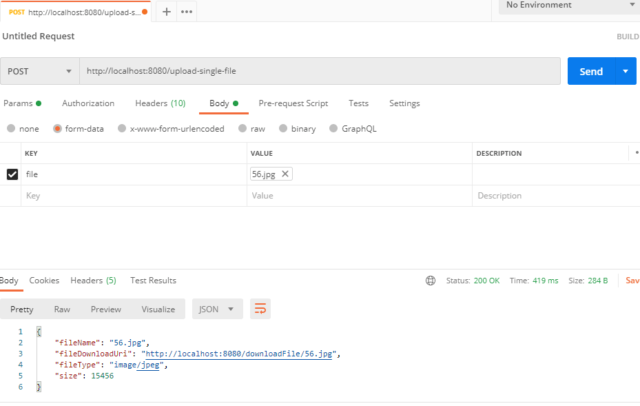 Upload and download the files using Spring Boot Application Upload and download the files using Spring Boot Application