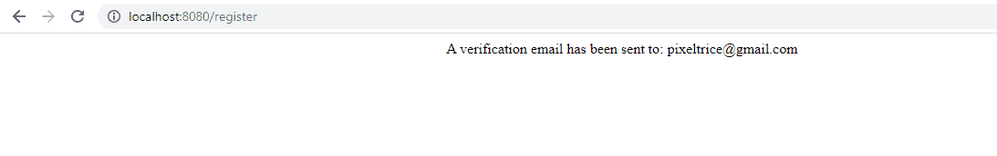 Send an activation link to email for the new user registration using Spring Boot Application Send an activation link to email for the new user registration using Spring Boot Application