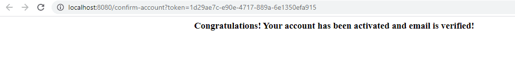 Send an activation link to email for the new user registration using Spring Boot Application Send an activation link to email for the new user registration using Spring Boot Application