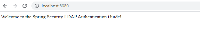 Spring Security LDAP Authentication Example using Spring Boot Application